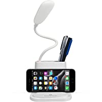 Lámpara Escritorio LED-LED Escritorio Lámpara Control Táctil Rotación de 360° Lámpara Luz Lectura Recargable USB con…